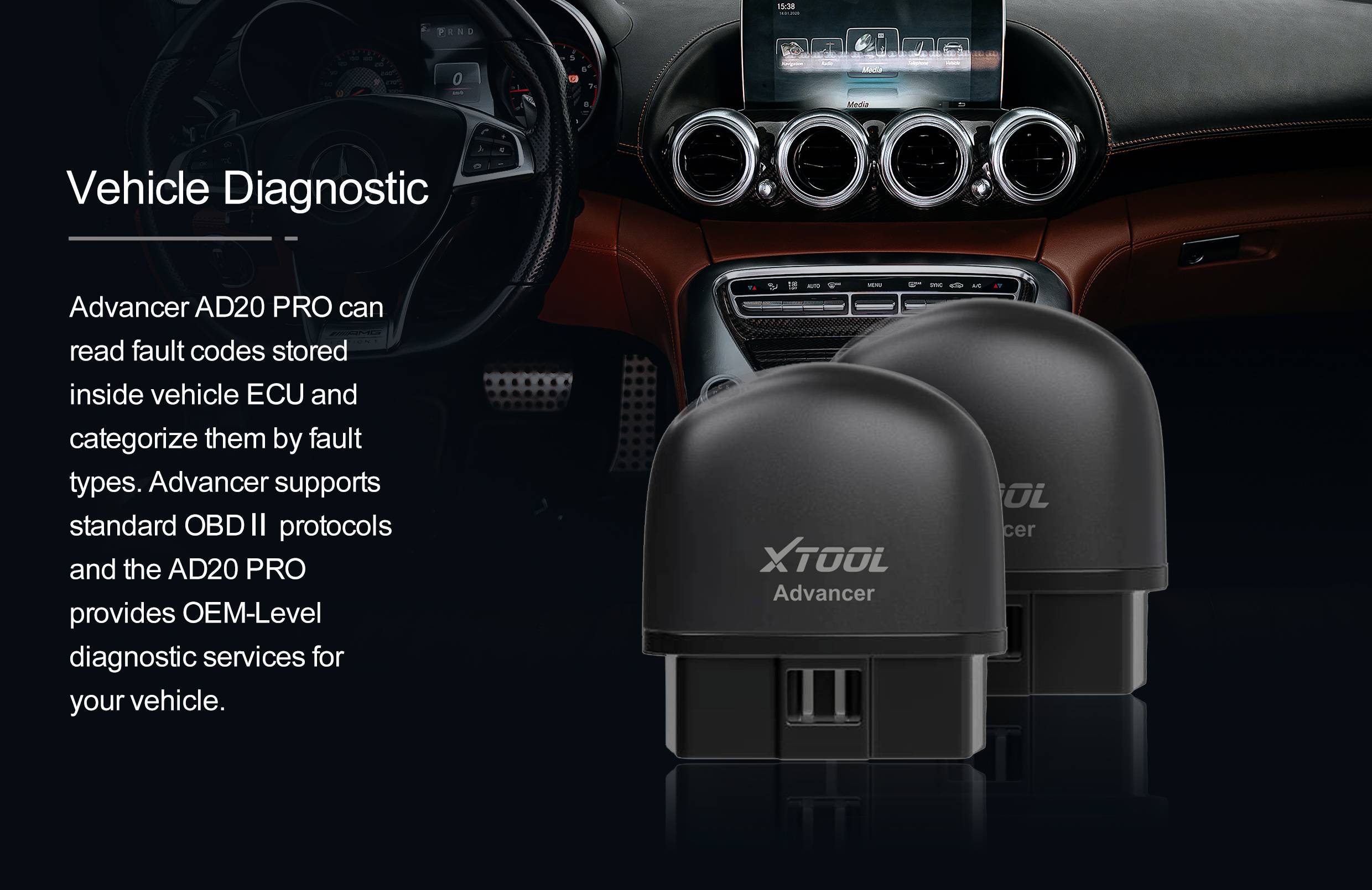 OBD2 AD20 PRO Mobil Arıza Tespit cihazı