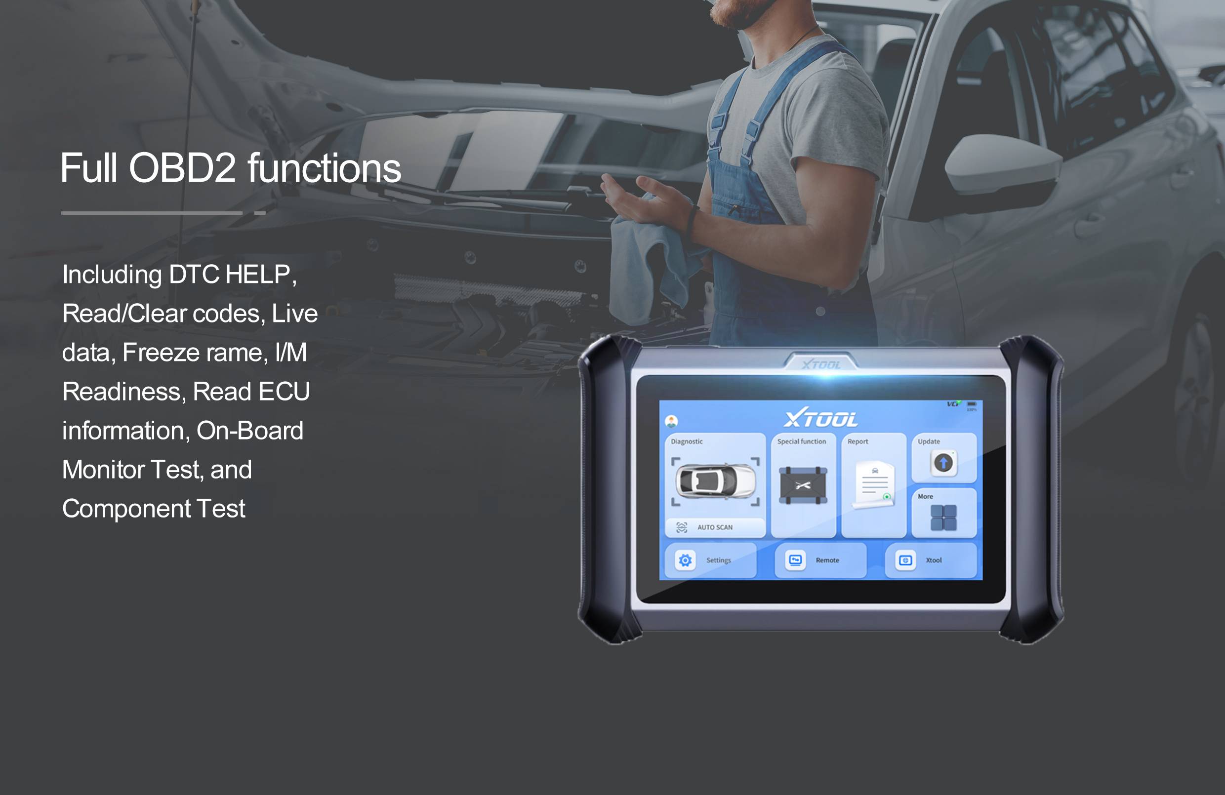 XTOOL XT70 ARIZA TESPİT CİHAZI