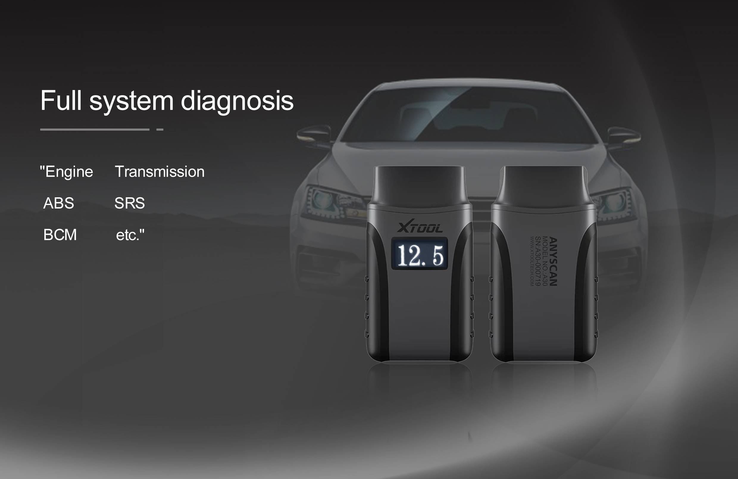XTOOL Anyscan A30 MOBİL ARIZA TESPİT CİHAZI